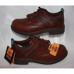Ariat Women's 10.5B Casual work oxford SD CT Nutty brown - New
